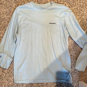 Patagonia Men's Sky Blue Long Sleeve Tee